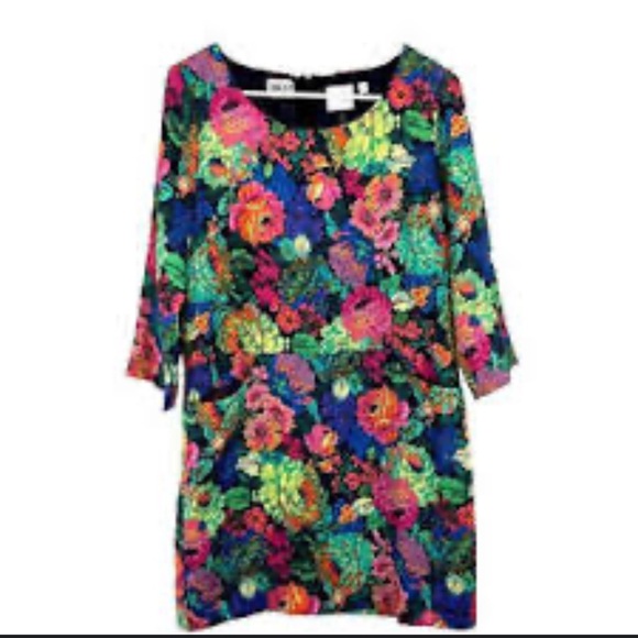 ANTHROPOLOGY HD in Paris Colorful Abstract Dress - Picture 13 of 13